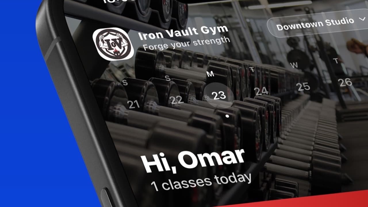 Current OneClub mobile experience for memberships, access and bookings