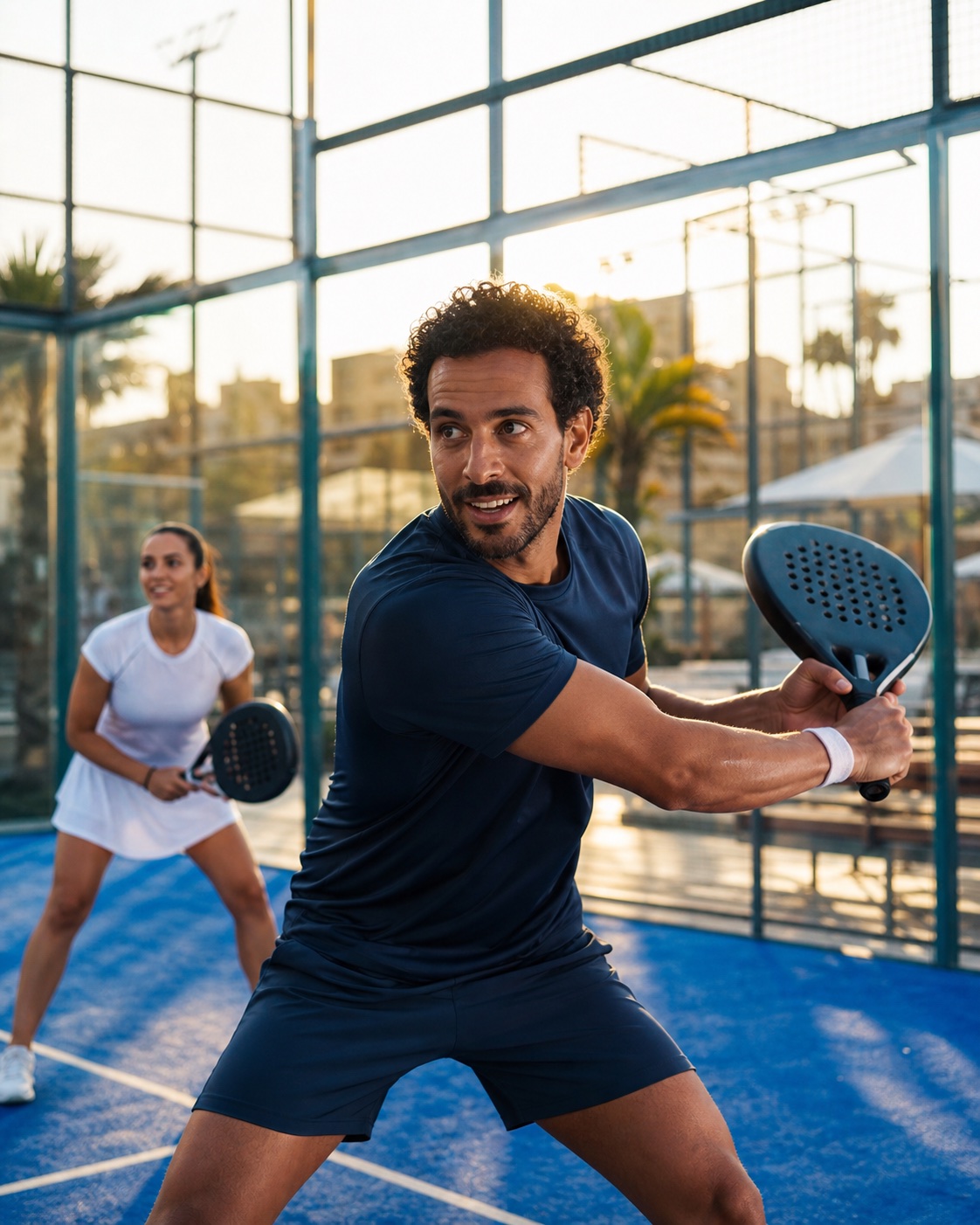 A padel session available through OneClub